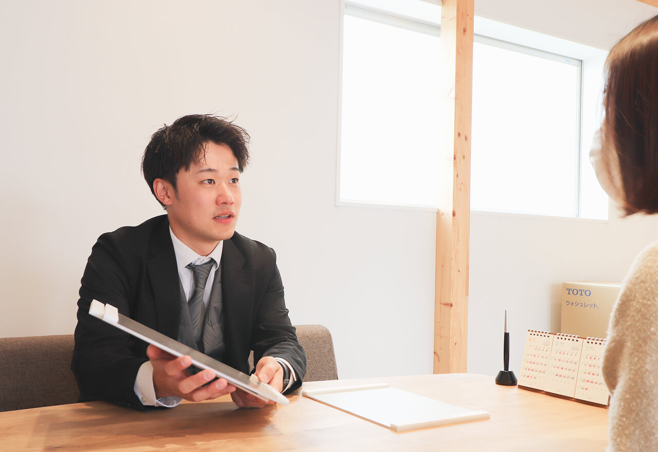 お客様とのお打ち合わせ