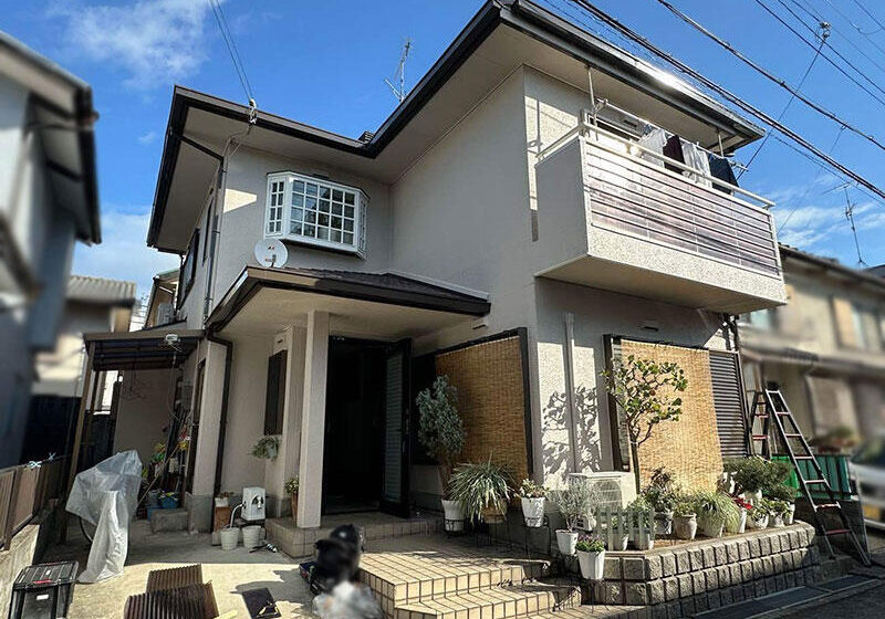 野洲市 S様邸 外装リフォーム事例 | 長持ちする外壁へリニューアル